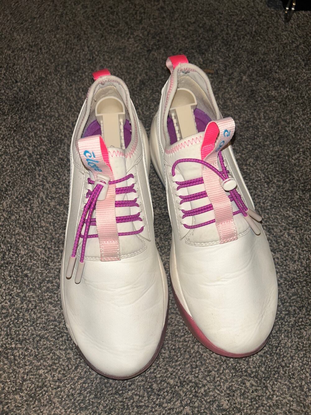Clove Shoes Womens Size 8.5 White Pink Comfort Nursing Healthcare